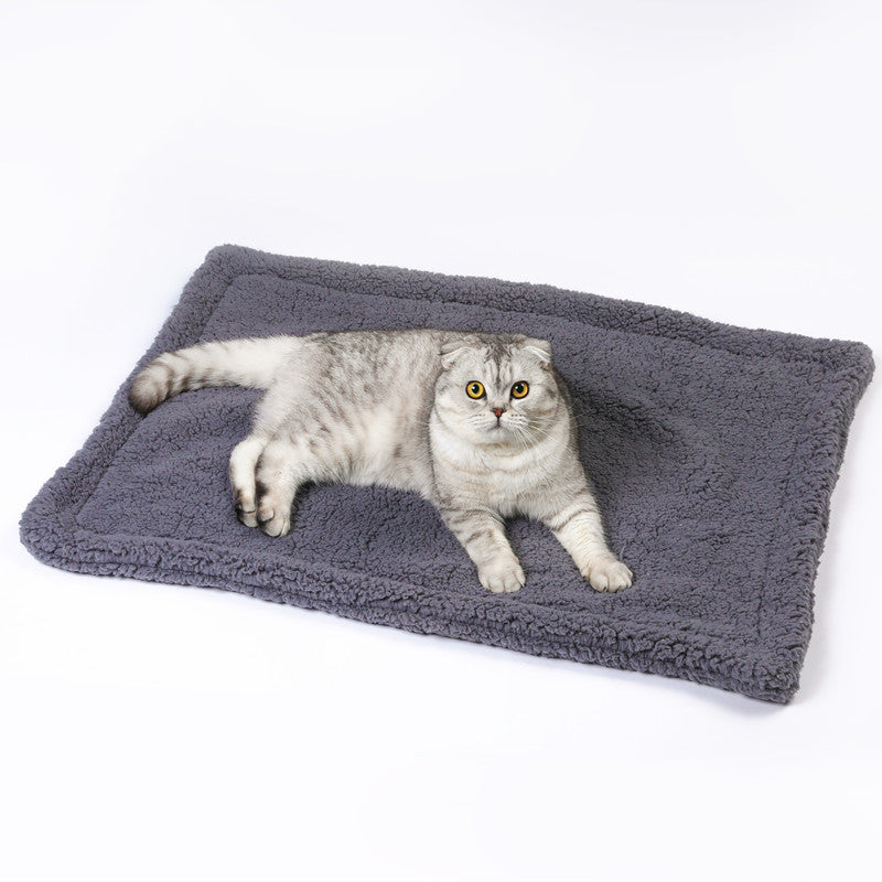 Couverture Petits Chiens 80x60cm Couverture Chien Lavable Canapé Protecteur Couverture Chat Douce et Moelleuse Gris